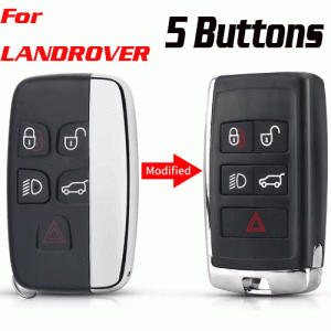 CKS-254 NEW Car Key Case Cover For Land Rover 5 Buttons