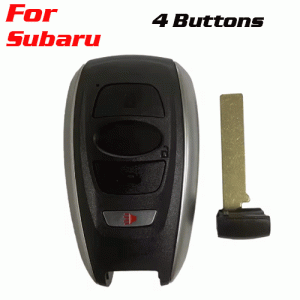 CKS-221 4 Buttons Smart Car Key Shell Case Fob for Subaru