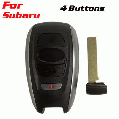 CKS-221 4 Buttons Smart Car Key Shell Case Fob for Subaru