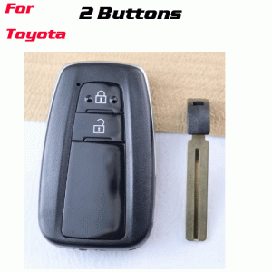 CKS-504 2 Buttons Smart Car Key Fob Case Shell for Toyota
