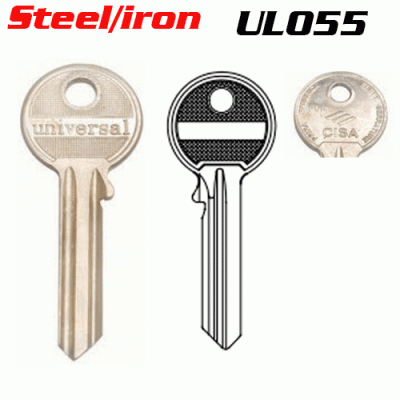 M-012C Steel Iron Universal UL055 House key Blanks Suppliers