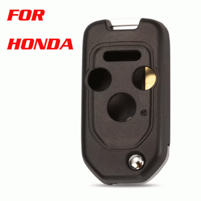 CKS-28 Modified Flip Car Key Shell Case 4 Buttons For Honda