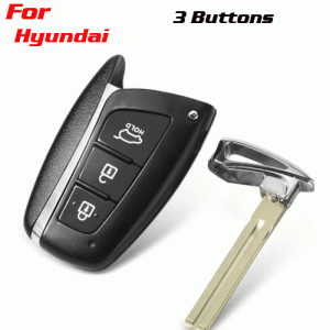 CKS-407 3 Buttons Smart Remote Key Case Fob for HYUNDAI
