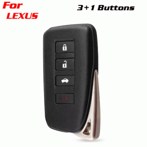 CKS-338 Car Key Shell Case Blank Cover For Lexus 3+1 Buttons