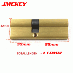 LOCK-30 Brass Door Lock cylinder Lengthened 55mm-55mm