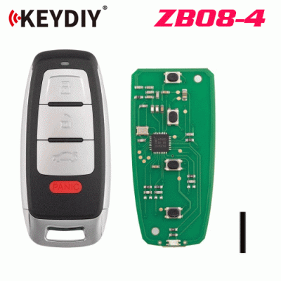 G-098 B08-4 Universal Smart Remote Key 3+1 Buttons for Audi