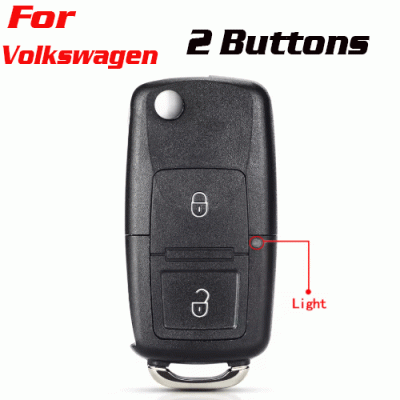 CKS-317 Remote Key Case Shell For VW Volkswagen 2 Buttons