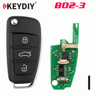 G-049 B02-3 Universal Flip Remote Key 3 Buttons for Aud