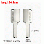 F-378 Thickness 2.2MM Zincy House Key Blanks 34.5mm