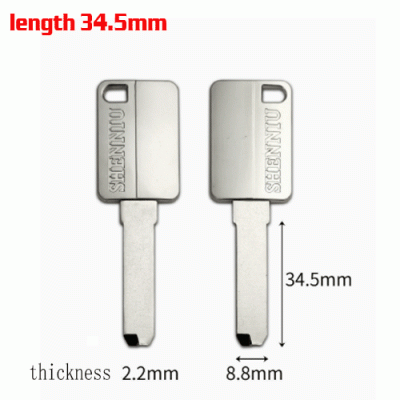F-378 Thickness 2.2MM Zincy House Key Blanks 34.5mm