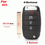 CKS-368 Remote Key Shell Case Car Key For Kia 4 Buttons hu134