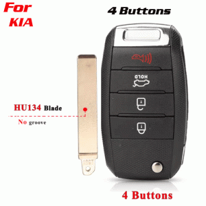 CKS-368 Remote Key Shell Case Car Key For Kia 4 Buttons hu134