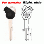 Z-009B Plastic Yamaha Motorcycle Key Blanks Right side