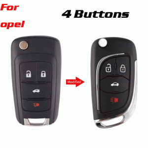CKS-156 Modified Remote Car Key Shell Case For opel 4 buttons
