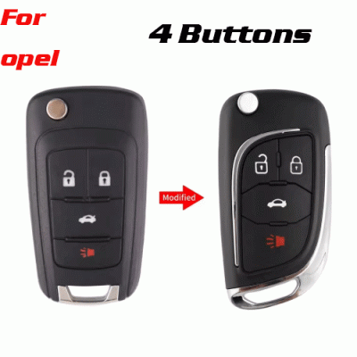 CKS-156 Modified Remote Car Key Shell Case For opel 4 buttons