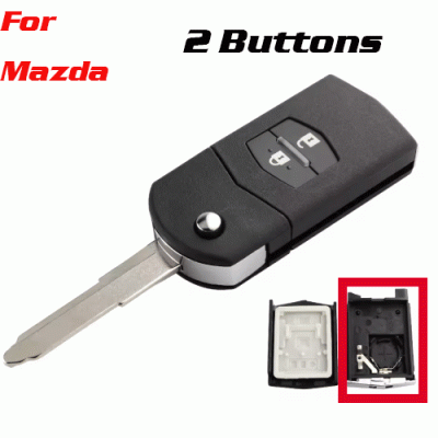 CKS-168 2 Button Remote Car Key Shell For Mazda