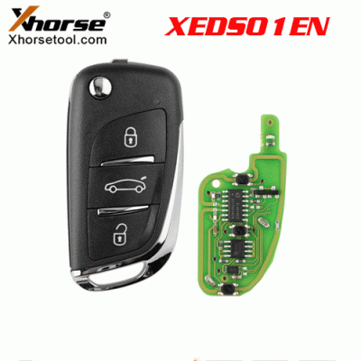 XEDS01EN Super Remote Key DS 3 Buttons