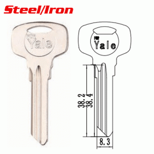 M-007 Steel Iron FOR YALE YA111 House Key Blanks