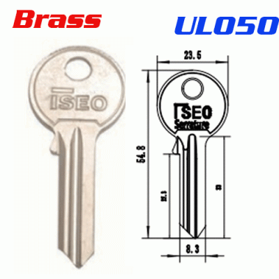 M-021A Brass For ISEO UL050 House key Blanks Suppliers