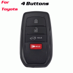 CKS-514 5 Buttons Remote Key Shell Case Cover Fob for TOYOTA