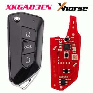 XKGA83EN 2ndGeneration Wire Remote Key All Black 3 Buttons