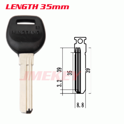 K-115 Length 35 MINGBANG Brass door key blanks Suppliers