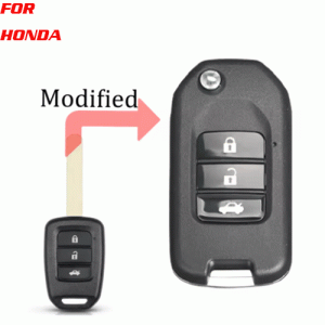 CKS-43 3 Buttons Modified Folding Key Shell for honda