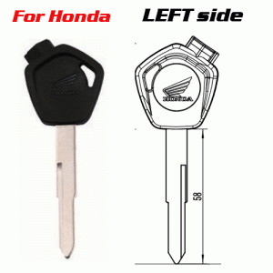 Z-011A Left Side Honda Motorcycle Key Blanks