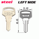 Y-016B Steel iron Desk FOR 409R LOCK key blanks left side