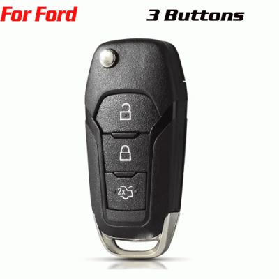 CKS-111 Remote Key Case Replacement For fORD 3 Buttons