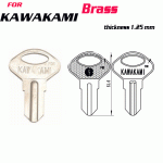 F-131 Brass Thickness 1.25 mm KAWAKAMI door key Blank