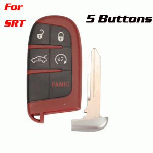 CKS-97 5 Butttons Car Key Case Shell Fob For SRT