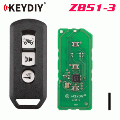 G-112 ZB51-3 Universal Smart Remote Key 3 Buttons