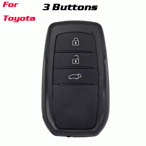 CKS-518 3 Buttons Remote Key Shell Case Cover Fob for TOYOTA