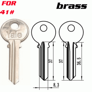 M-062 Brass yale Right side key blanks quality supplier