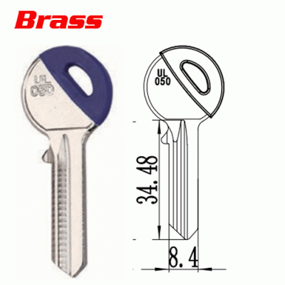 M-016B Brass Plastic Five clours UL050 Key Blanks Suppliers