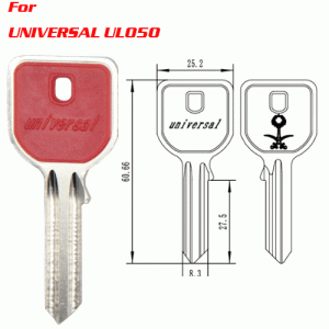 M-105 Brass five Colours Universal UL050 key blanks wholesale