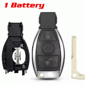 CKS-19 2 Buttons Remote Car Key Fob Case Cover Shell For BENZ