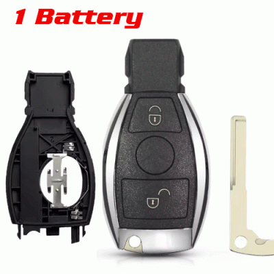 CKS-19 2 Buttons Remote Car Key Fob Case Cover Shell For BENZ