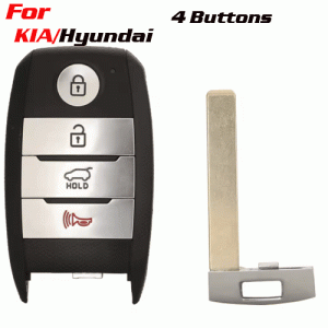 CKS-393 4 Buttons Car Key Cover Case Shell For KIA