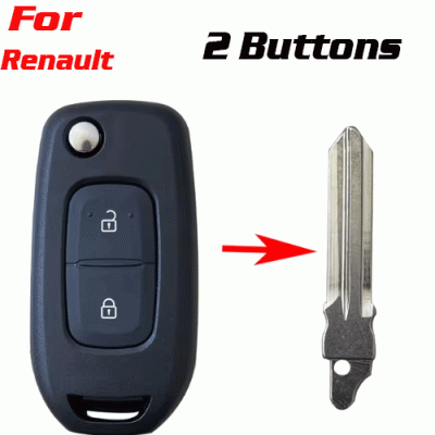 CKS-313 Car Key Case For Renault 2 Buttons