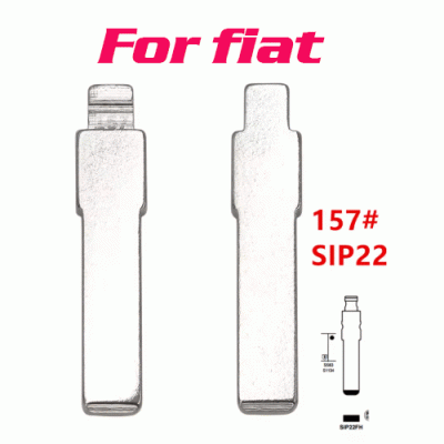 XH-B157 Flip Remote Key Blade For Fiat