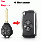 CKS-485 4 Buttons Updated Folding Car Key Case For Toyota