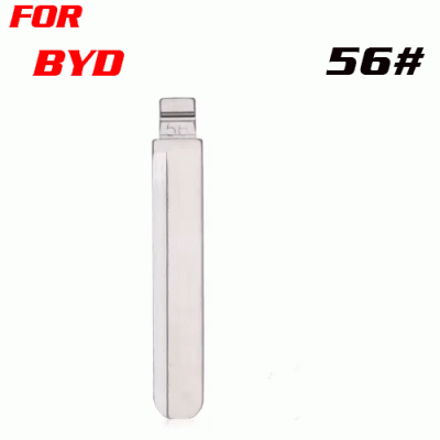 XH-B56 Uncut Blank Flip Remote Key Blade For BYD Volvo
