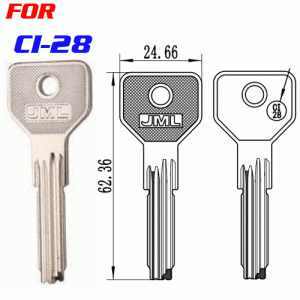 K-238 CI-28 residential door key blanks Suppliers