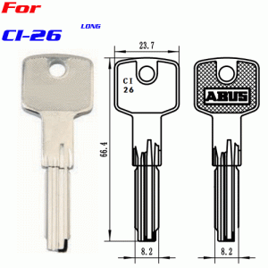 K-183 CI-21 Long high-quality brass key blanks manufacturer
