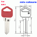 F-365 (Five Colours) New Plastic KW1 Houose key Blanks Wholesale