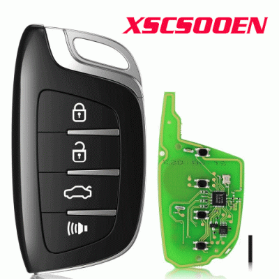XSCS00EN Smart Remote Key Colorful Crystal 5 Buttons Keyblank