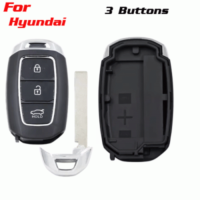 CKS-414 3 Button Remote Key Shell Case Fob for Hyundai