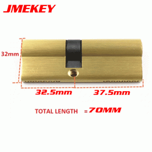 LOCK-02 Brass Door Lock cylinder Lengthened 32.5mm-37.5mm